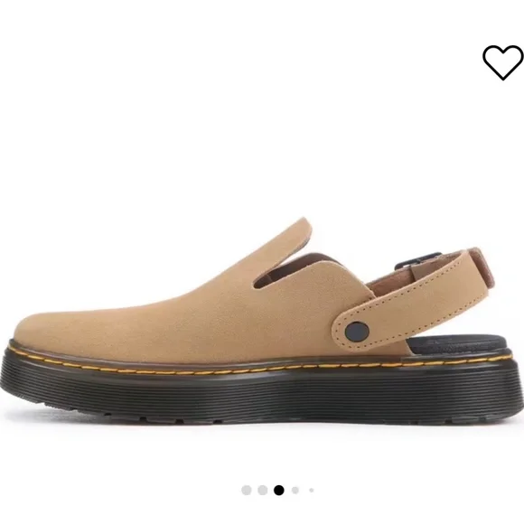 Dr Martens Men's Carlson Slingback Mule Savannah Tan Size 14 US NEW